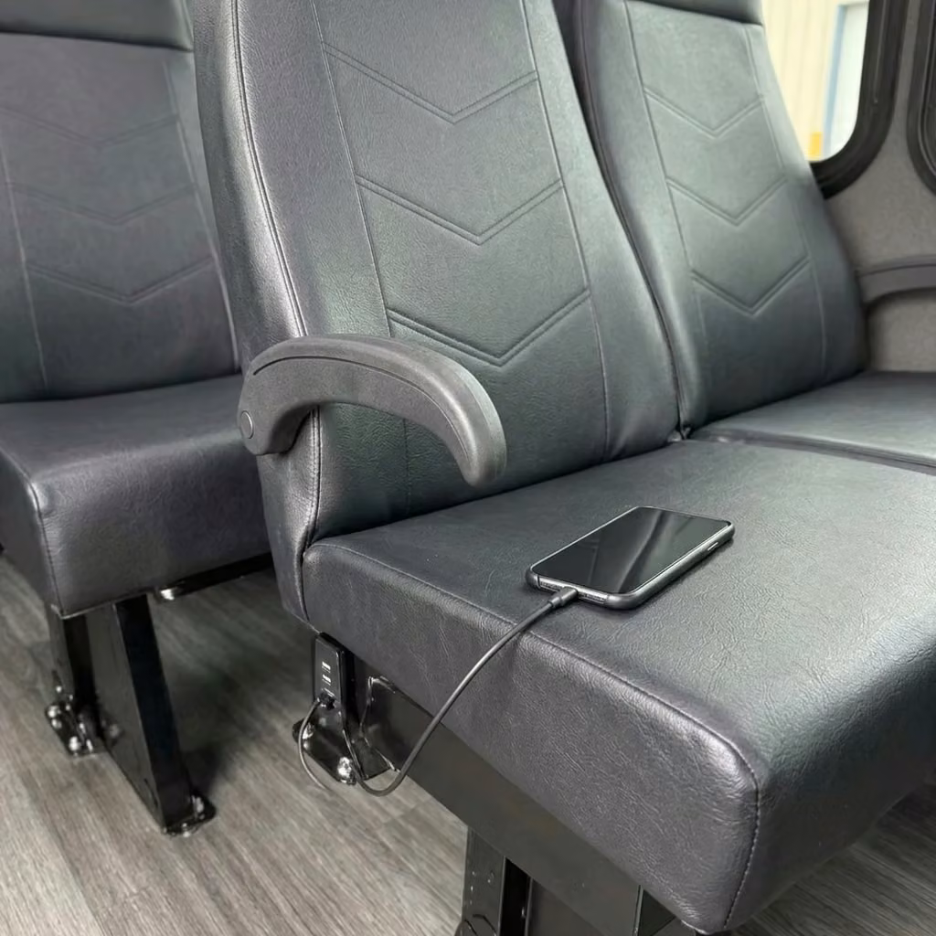 winter park 15 passenger minibus usb charging