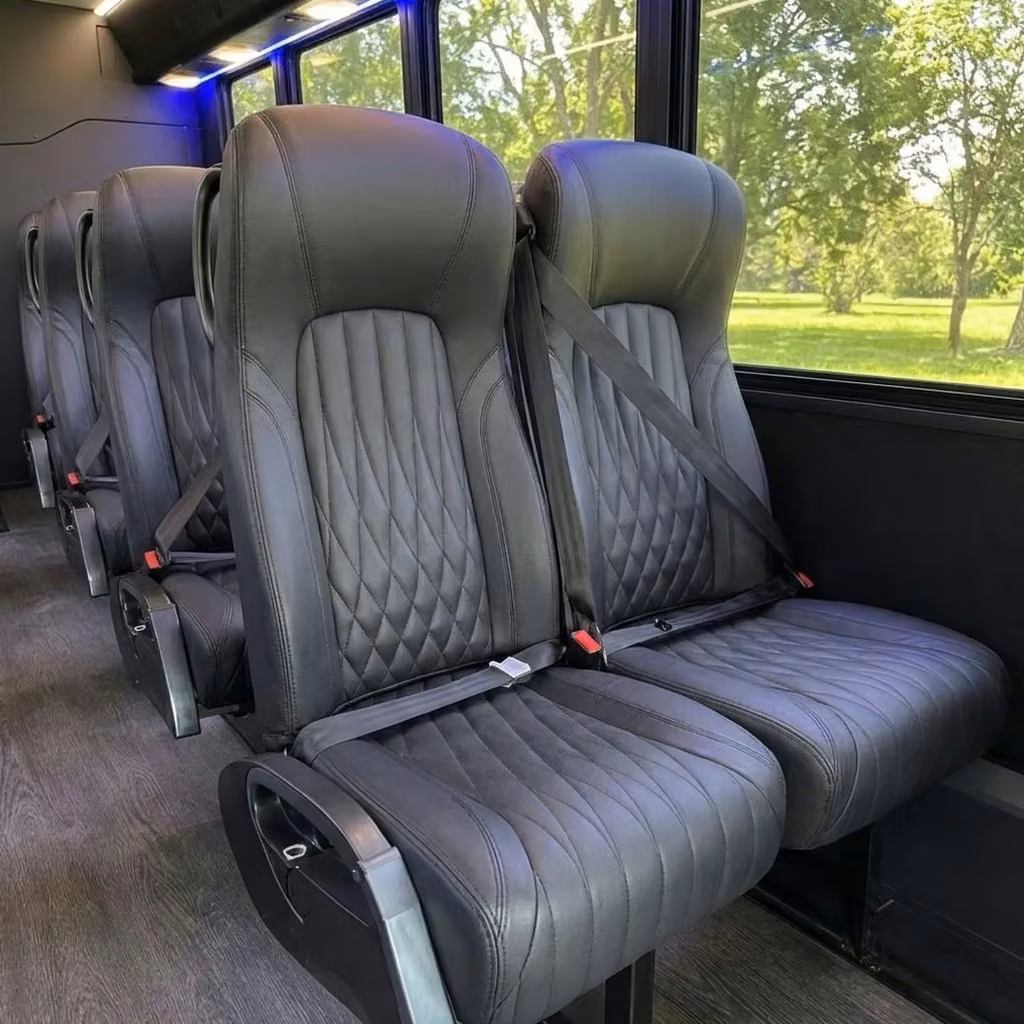 winter park 20 passenger minibus high back seats
