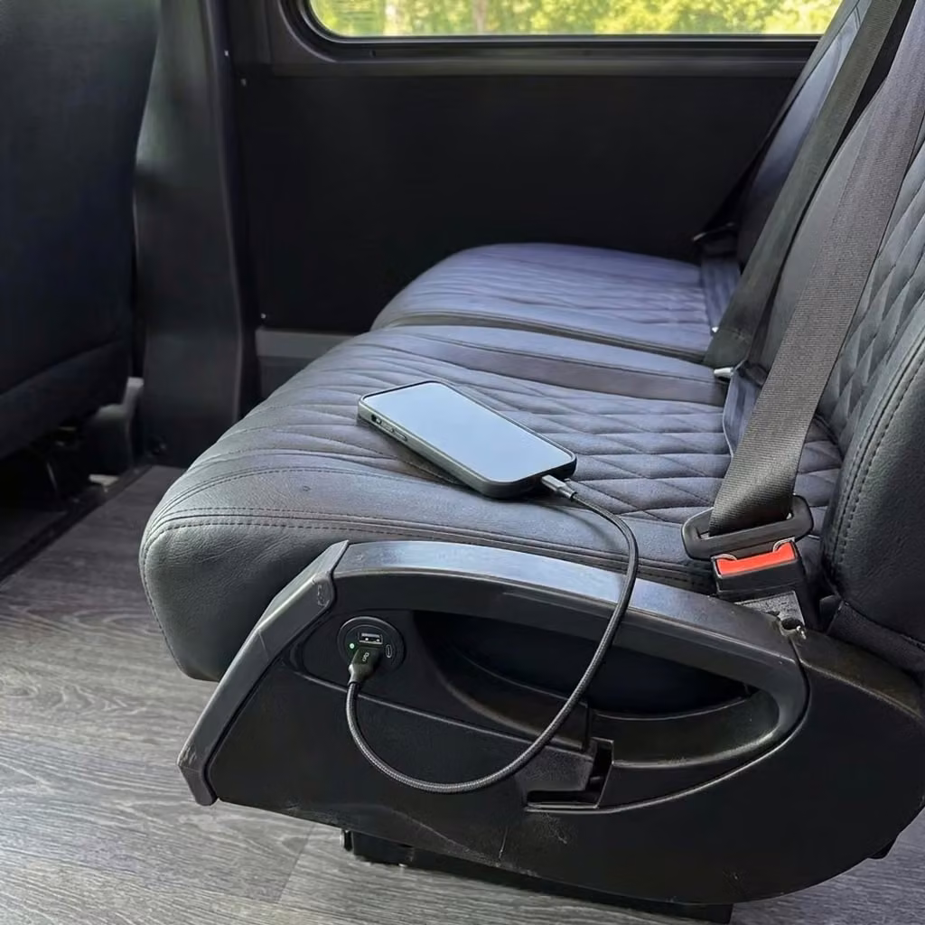 winter park 20 passenger minibus usb charging