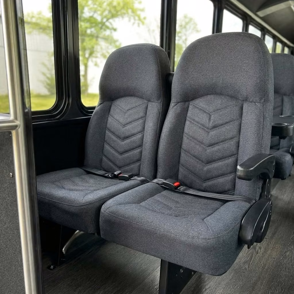winter park 25 passenger minibus high back seats