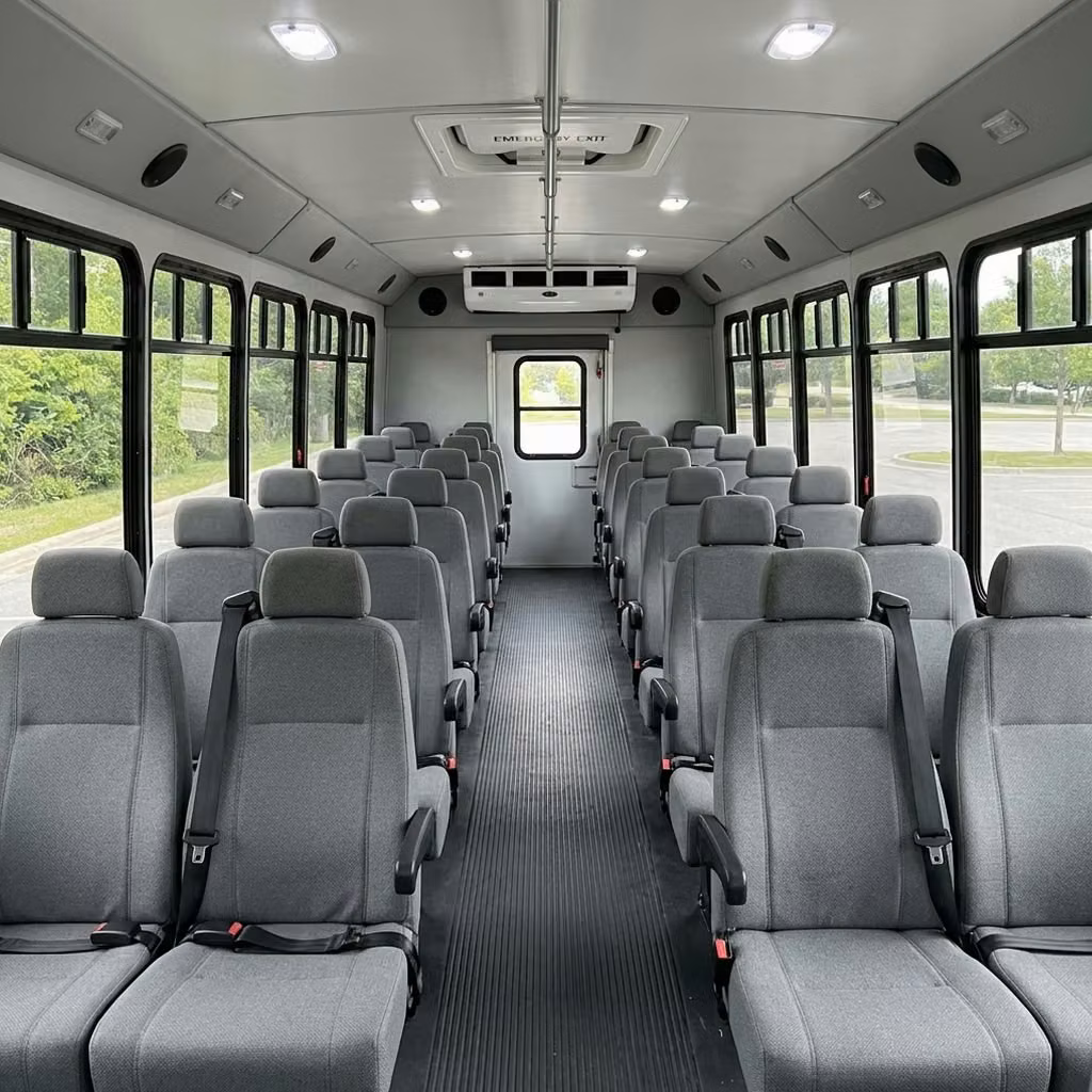 winter park 30 passenger minibus seating