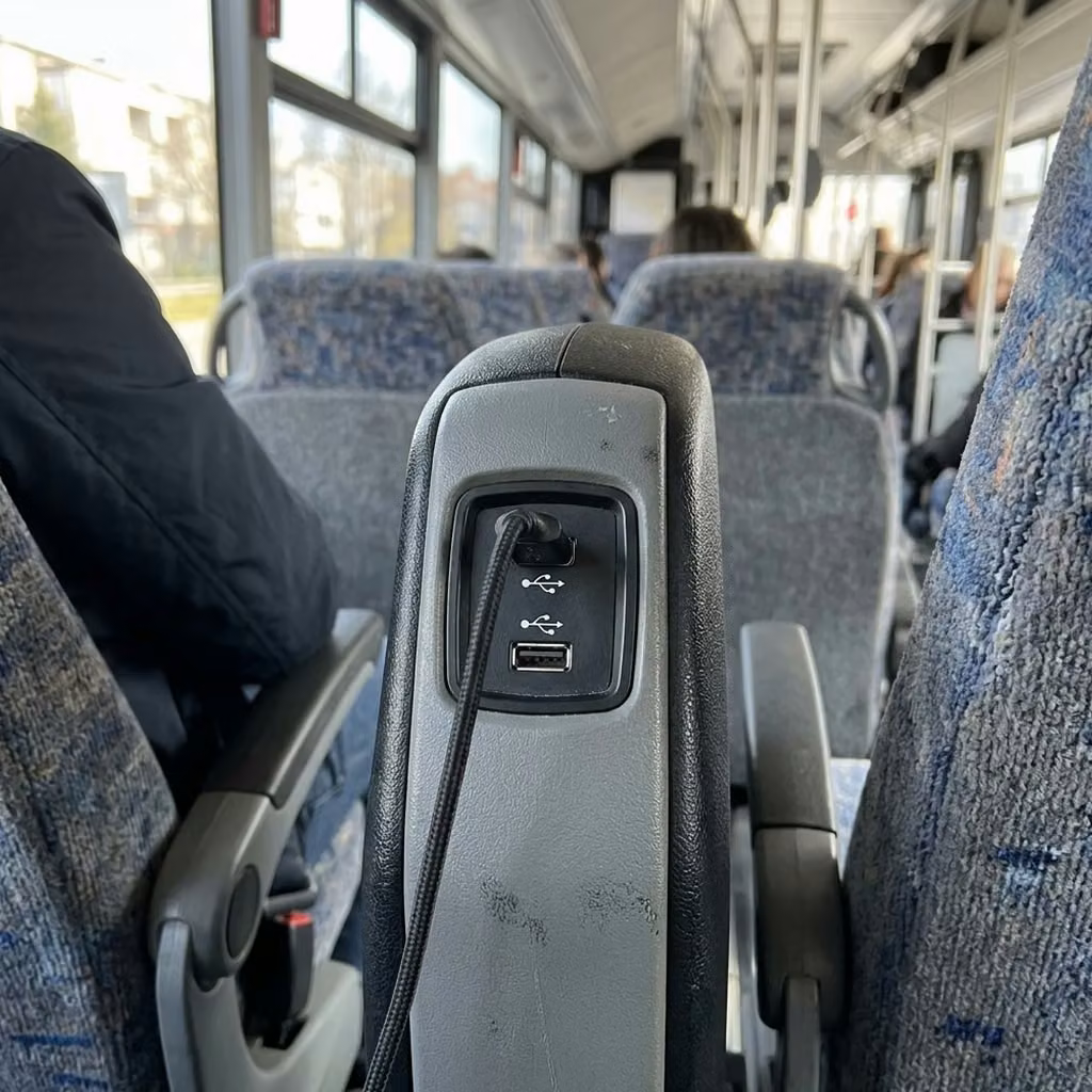 winter park 35 passenger minibus usb charging