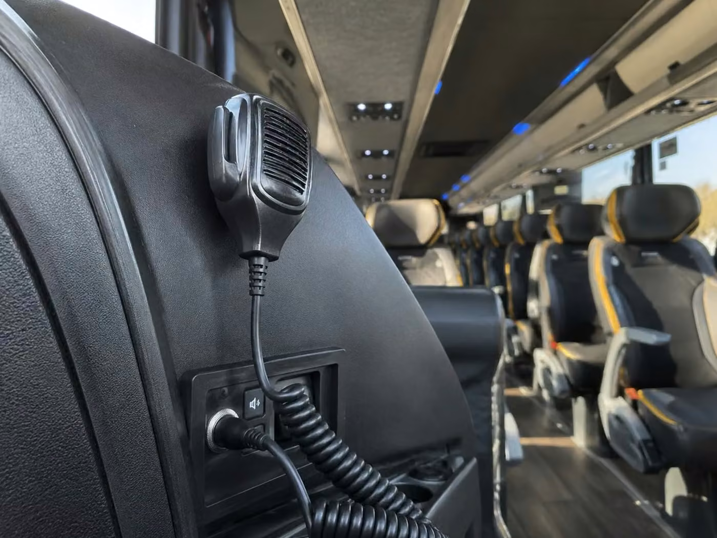 winter park charter bus pa system