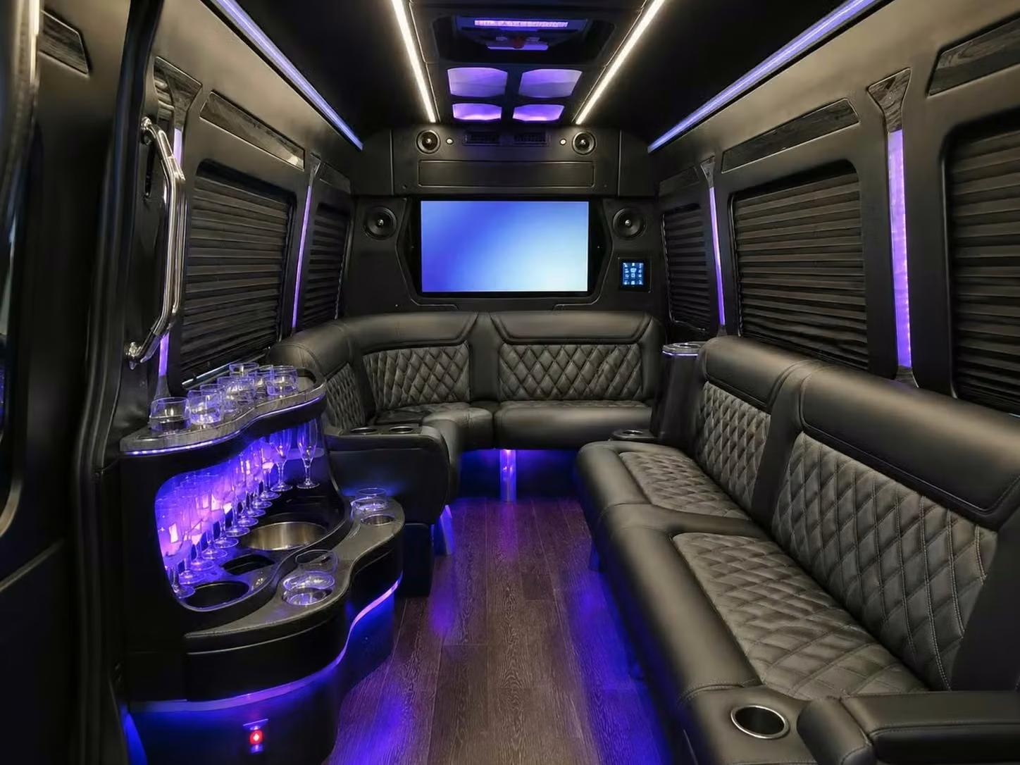 winter park party bus smart tvs