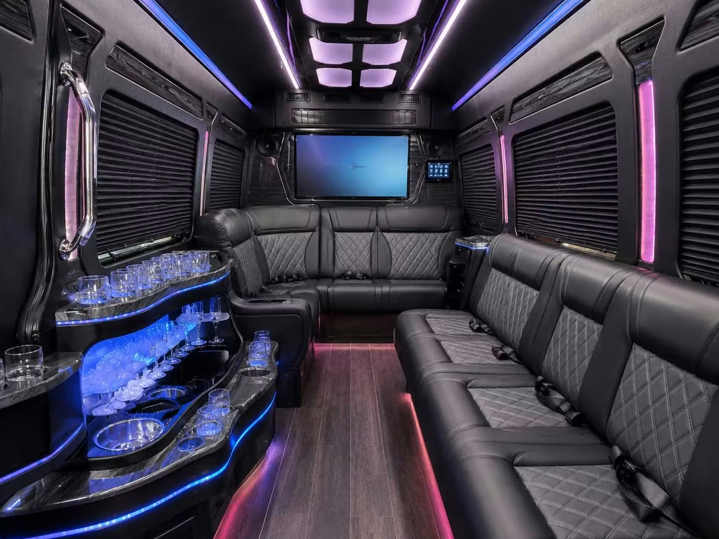 winter park sprinter van rentals with a driver for winter park coaches talent and fans