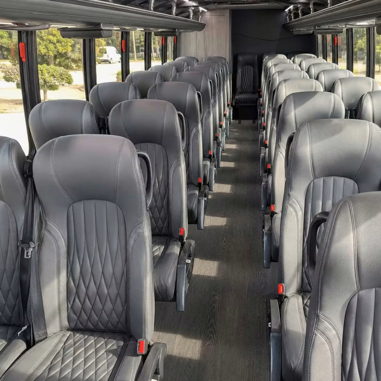 28 passenger minibus interior